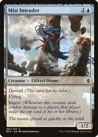 Mist Intruder Battle for Zendikar (BFZ) - (#61) Near Mint