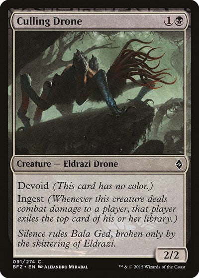 Culling Drone Battle for Zendikar (BFZ) - (#91) Near Mint