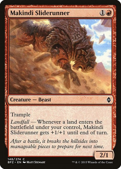Makindi Sliderunner Battle for Zendikar (BFZ) - (#148) Near Mint