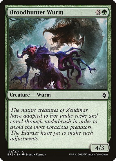 Broodhunter Wurm Battle for Zendikar (BFZ) - (#171) Near Mint