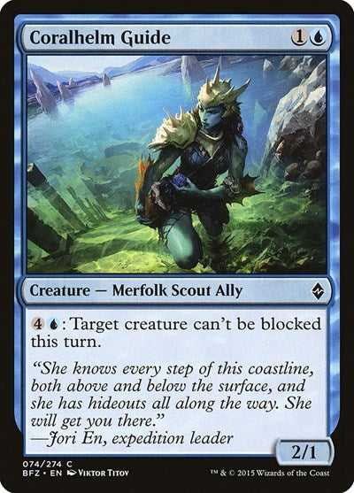 Coralhelm Guide Battle for Zendikar (BFZ) - (#74) Near Mint