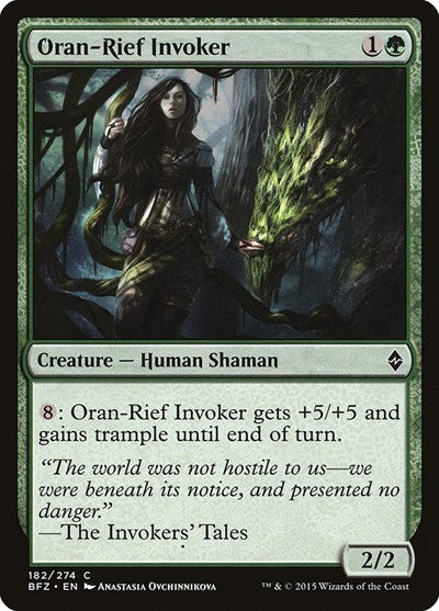 Oran Rief Invoker Battle for Zendikar (BFZ) - (#182) Near Mint