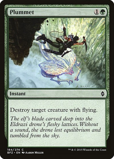 Plummet Battle for Zendikar (BFZ) - (#184) Near Mint