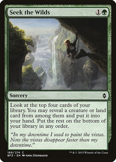 Seek the Wilds Battle for Zendikar (BFZ) - (#189) Near Mint