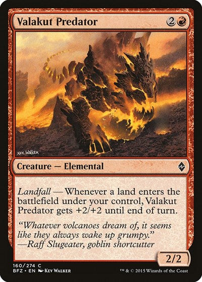 Valakut Predator Battle for Zendikar (BFZ) - (#160) Near Mint