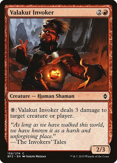 Valakut Invoker Battle for Zendikar (BFZ) - (#159) Near Mint