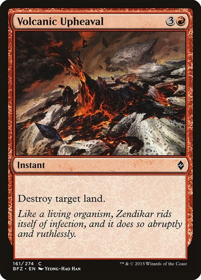 Volcanic Upheaval Battle for Zendikar (BFZ) - (#161) Near Mint