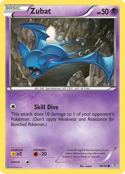 Zubat Generations (GEN) - (#30/83) Near Mint