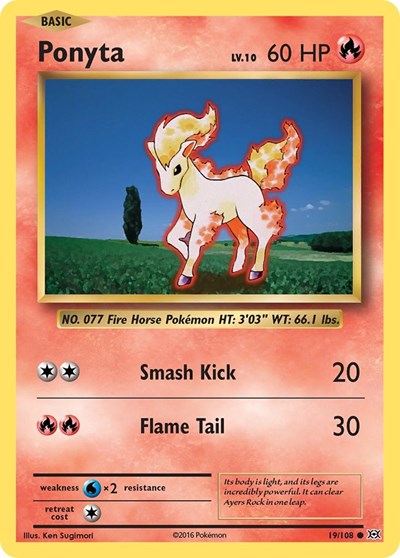 Ponyta XY - Evolutions (EVO) - (#19/108) Near Mint