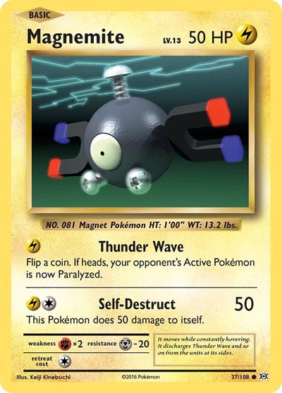 Magnemite XY - Evolutions (EVO) - (#37/108) Near Mint