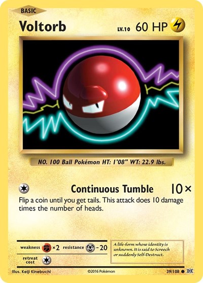 Voltorb XY - Evolutions (EVO) - (#39/108) Near Mint