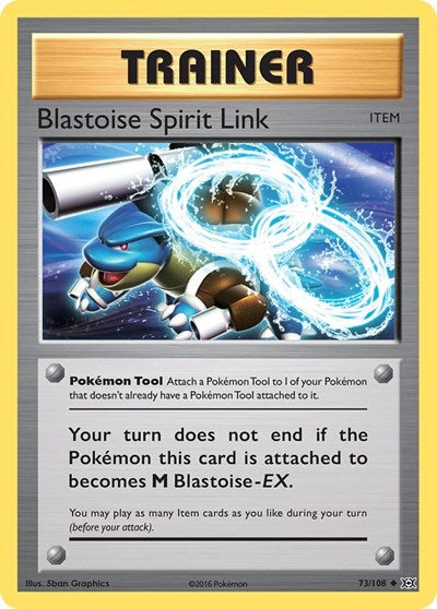 Blastoise Spirit Link XY - Evolutions (EVO) - (#73/108) Near Mint
