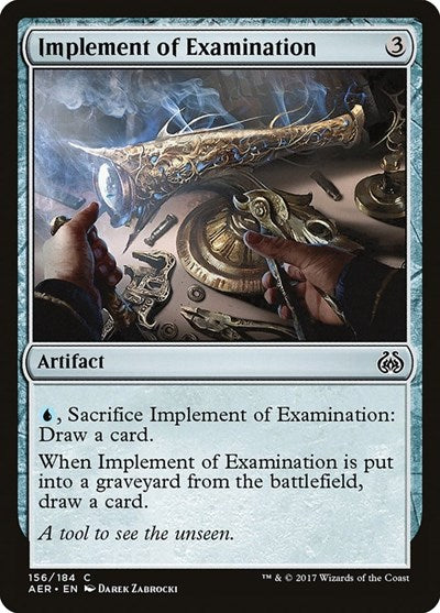 Implement of Examination Aether Revolt (AER) - (#156) Near Mint