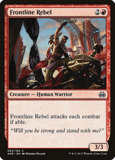 Frontline Rebel Aether Revolt (AER) - (#82) Near Mint