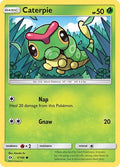 Caterpie SM Base Set (SM01) - (#1/149) Near Mint
