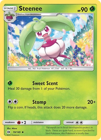 Steenee SM Base Set (SM01) - (#19/149) Near Mint
