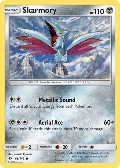 Skarmory SM Base Set (SM01) - (#88/149) Near Mint