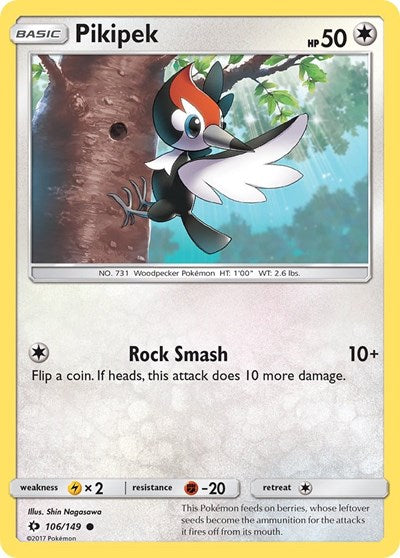 Pikipek SM Base Set (SM01) - (#106/149) Near Mint