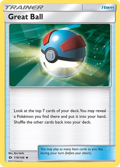 Great Ball SM Base Set (SM01) - (#119/149) Near Mint