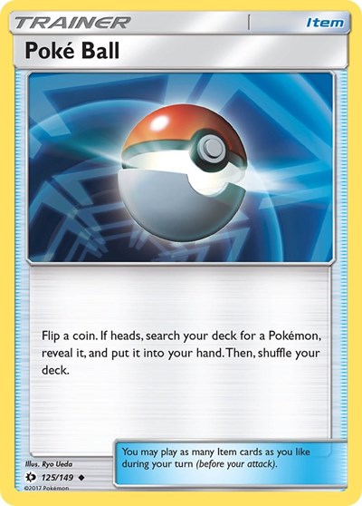 Poke Ball SM Base Set (SM01) - (#125/149) Near Mint