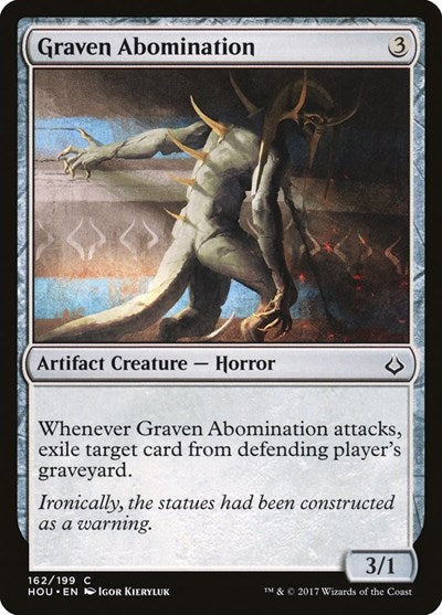 Graven Abomination Hour of Devastation (HOU) - (#162) Near Mint