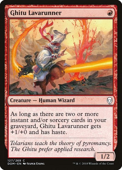 Ghitu Lavarunner Dominaria (DOM) - (#127) Near Mint