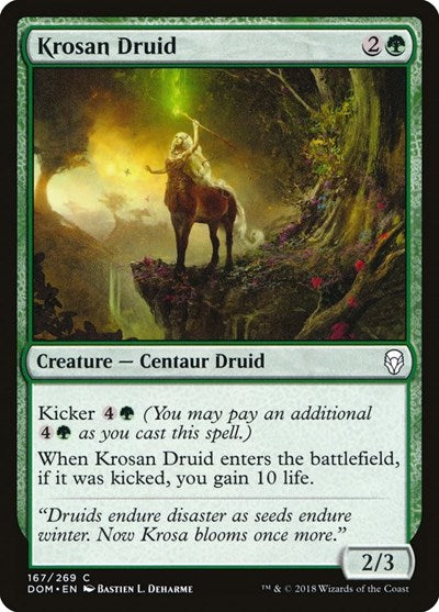 Krosan Druid Dominaria (DOM) - (#167) Near Mint