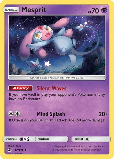 Mesprit SM - Forbidden Light (SM06) - (#42/131) Near Mint