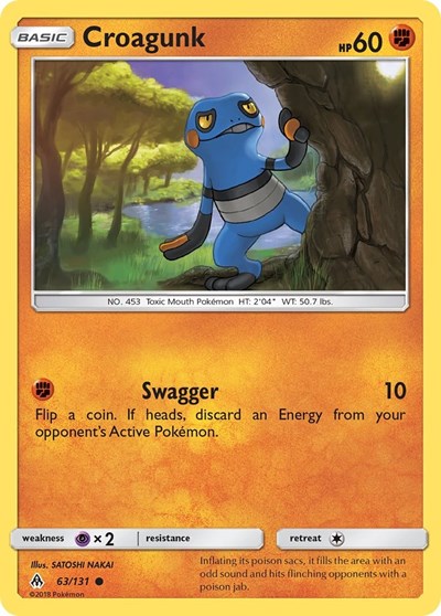 Croagunk SM - Forbidden Light (SM06) - (#63/131) Near Mint