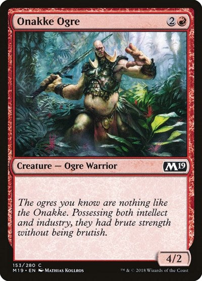 Onakke Ogre Core Set 2019 (M19) - (#153) Near Mint