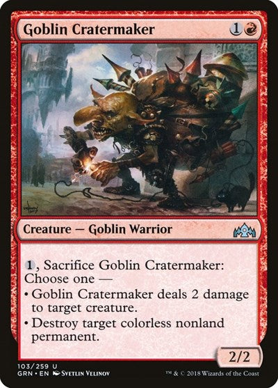 Goblin Cratermaker Guilds of Ravnica (GRN) - (#103) Near Mint