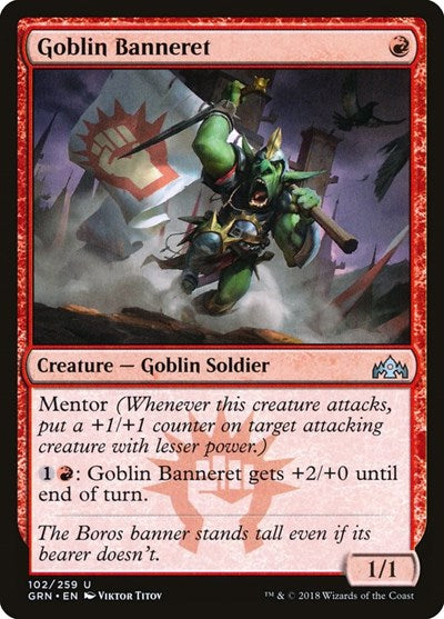 Goblin Banneret Guilds of Ravnica (GRN) - (#102) Near Mint