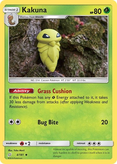 Kakuna SM - Team Up (SM9) - (#4/181) Near Mint