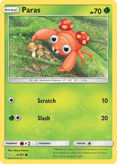 Paras SM - Team Up (SM9) - (#6/181) Near Mint