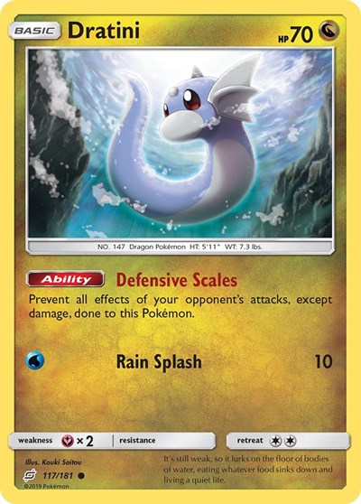 Dratini 117 SM - Team Up (SM9) - (#117/181) Near Mint