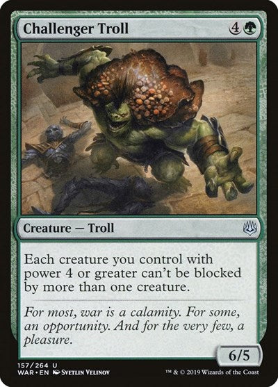 Challenger Troll War of the Spark (WAR) - (#157) Near Mint