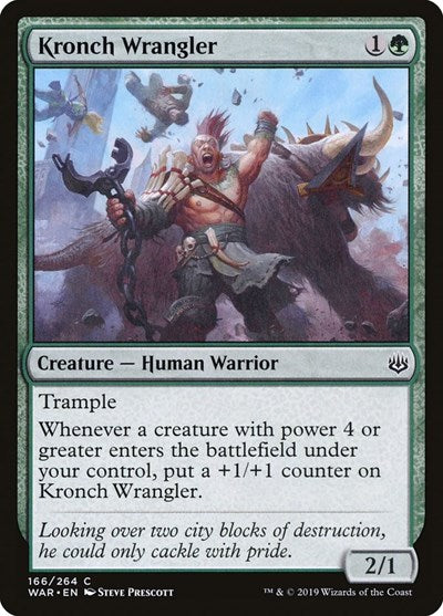 Kronch Wrangler War of the Spark (WAR) - (#166) Near Mint