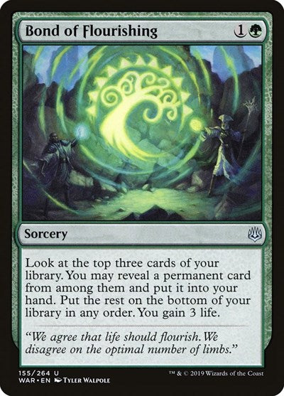 Bond of Flourishing War of the Spark (WAR) - (#155) Near Mint