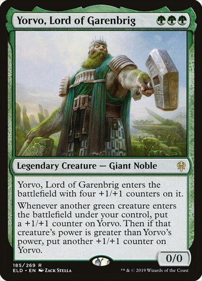 Yorvo Lord of Garenbrig Throne of Eldraine (ELD) - (#185) Near Mint