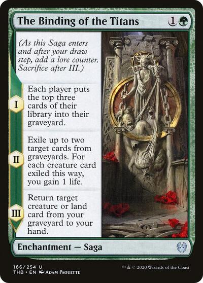 The Binding of the Titans Theros Beyond Death (THB) - (#166) Near Mint