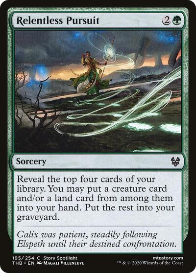 Relentless Pursuit Theros Beyond Death (THB) - (#195) Near Mint