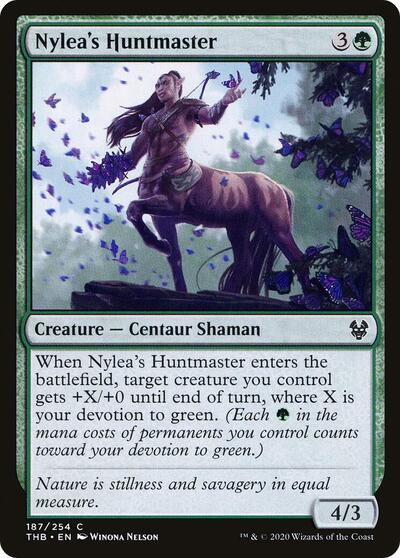Nylea's Huntmaster Theros Beyond Death (THB) - (#187) Near Mint