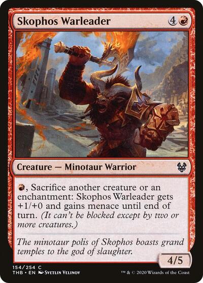 Skophos Warleader Theros Beyond Death (THB) - (#154) Near Mint