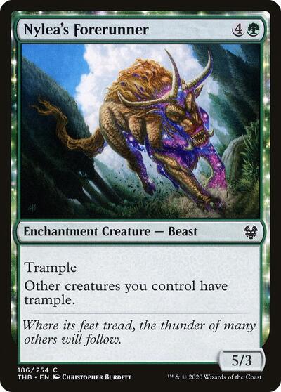 Nylea's Forerunner Theros Beyond Death (THB) - (#186) Near Mint