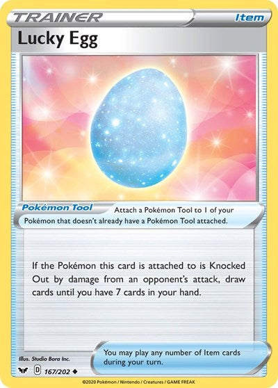 Lucky Egg SWSH01: Sword & Shield Base Set (SWSH01) - (#167/202) Near Mint