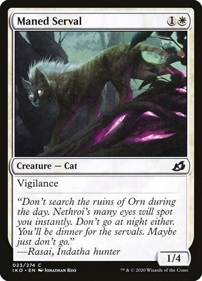 Maned Serval Ikoria: Lair of Behemoths (IKO) - (#23) Near Mint