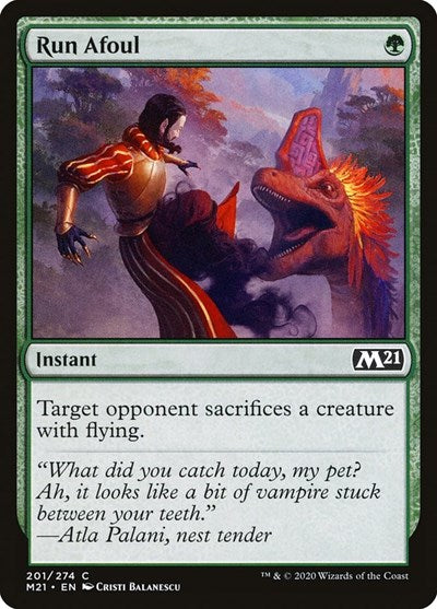 Run Afoul Core Set 2021 (M21) - (#201) Near Mint