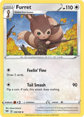 Furret SWSH03: Darkness Ablaze (SWSH03) - (#136/189) Reverse Holofoil Near Mint