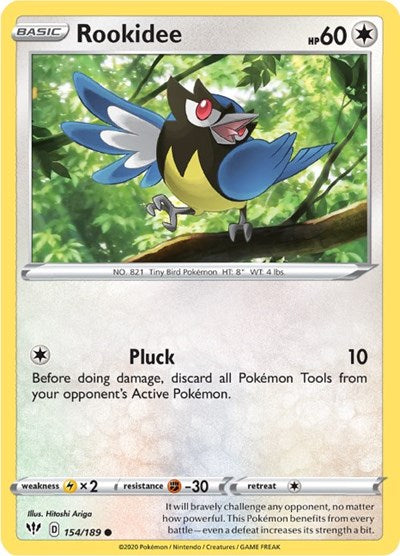 Rookidee SWSH03: Darkness Ablaze (SWSH03) - (#154/189) Near Mint