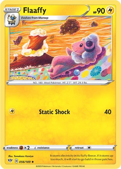 Flaaffy SWSH03: Darkness Ablaze (SWSH03) - (#056/189) Near Mint
